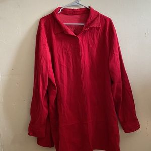 Over sized button ups